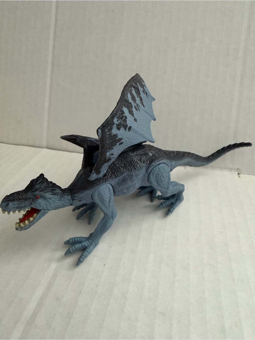 Kid Galaxy Blue Dragon Action Figure with Wings